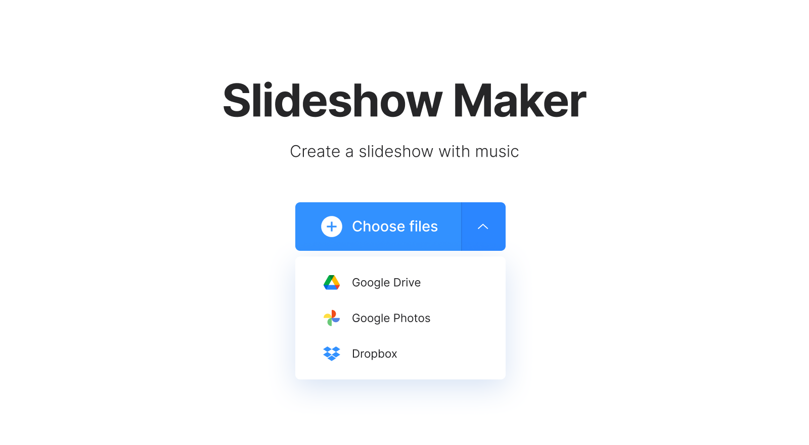 Slideshow maker to make slideshow on Windows
