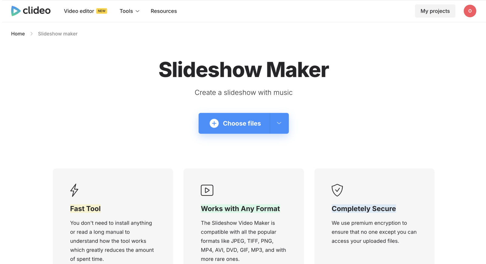 Slideshow maker to convert image sequence to video Slideshow maker to turn photos into video