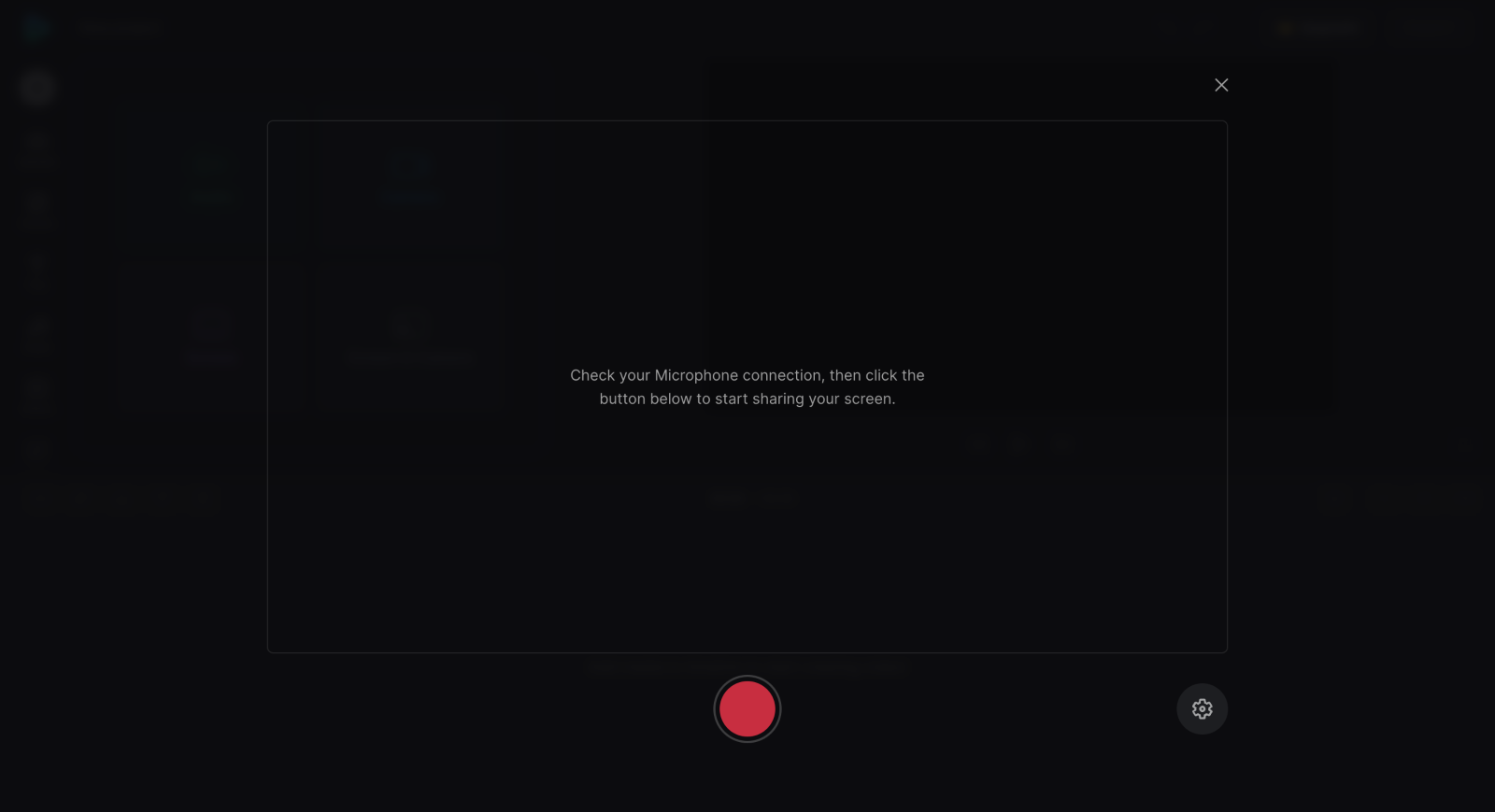 Start screen recording online
