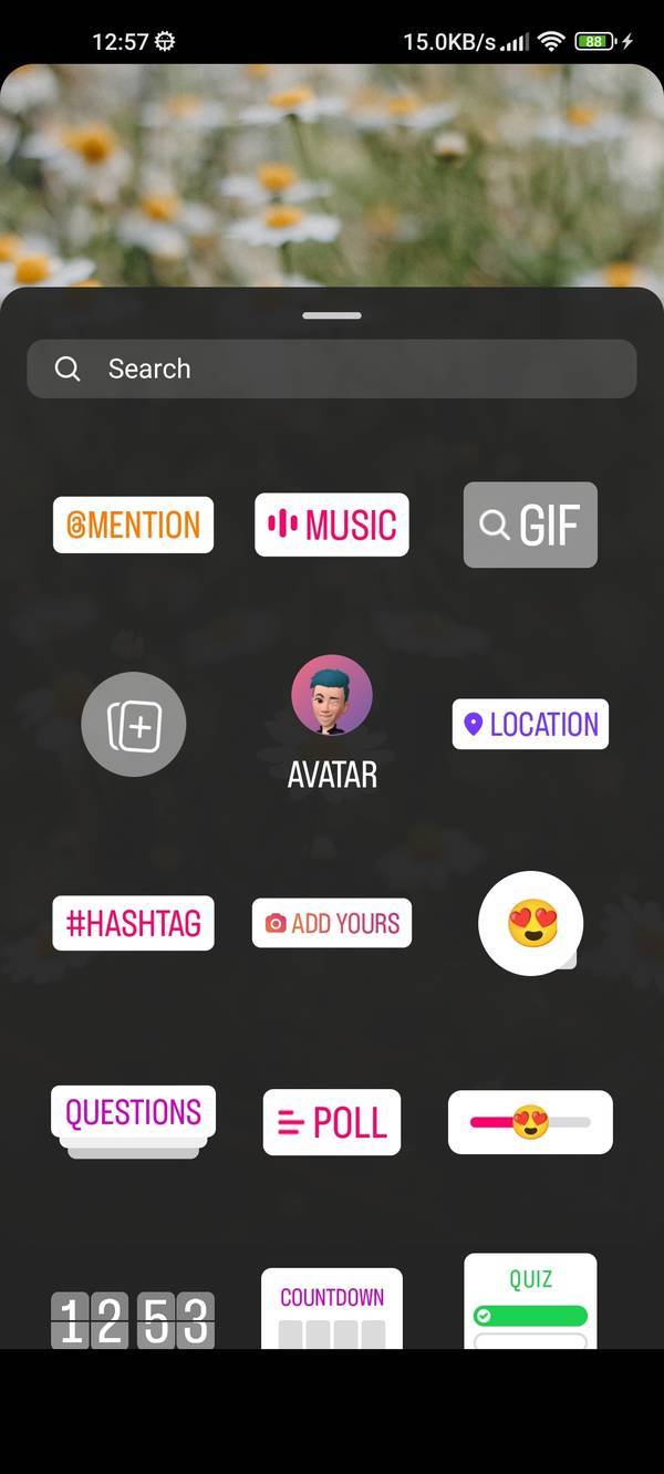 Steaker to add music to Instagram story