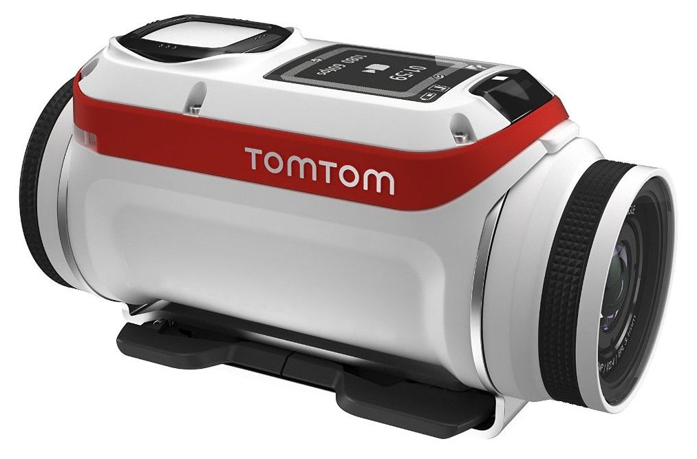 White version of cheap action camera TomTomBandit