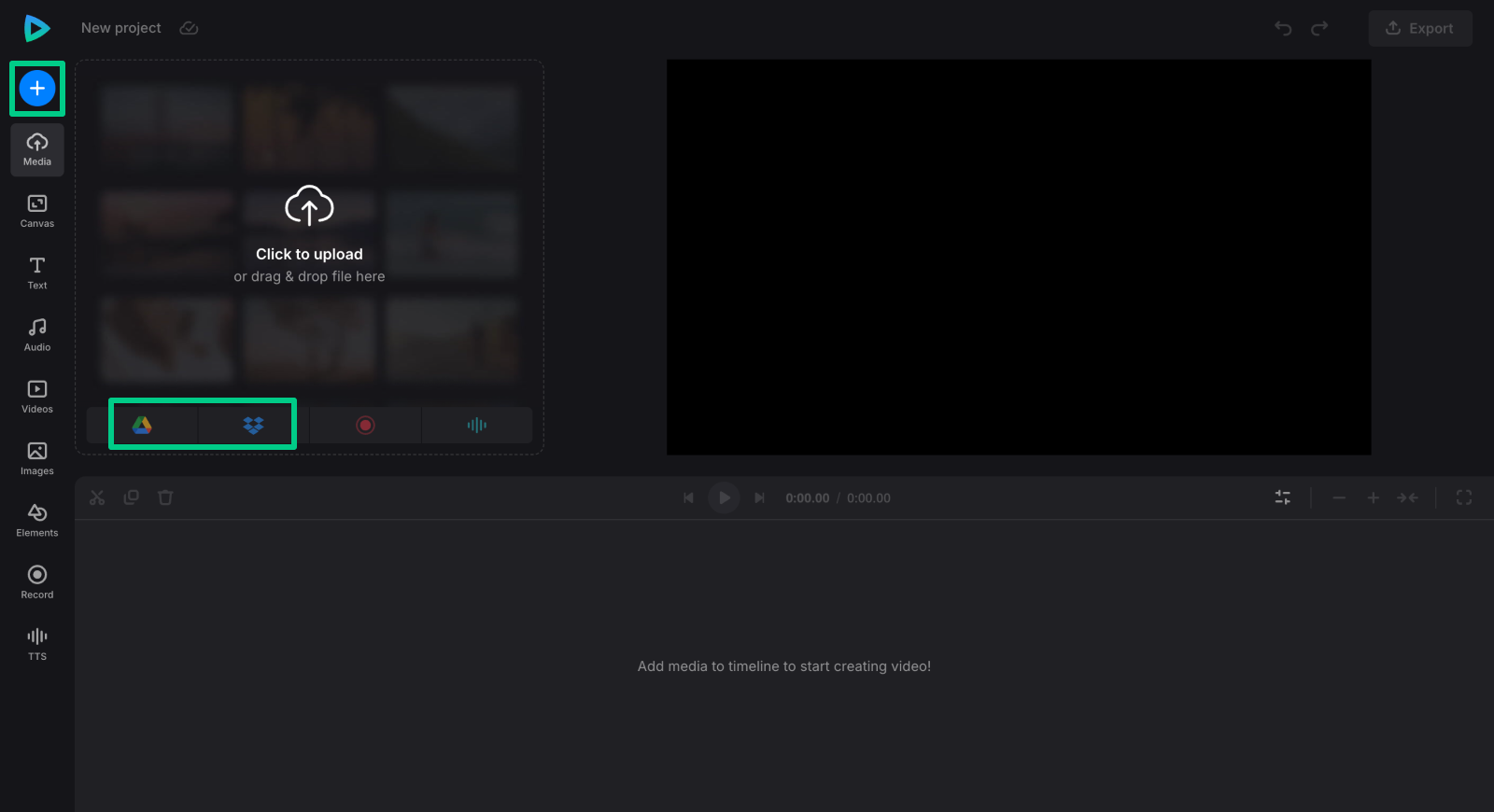 Upload file to trim MP4 video