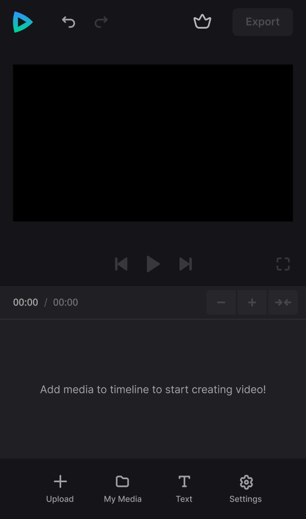 Upload files for split screen video
