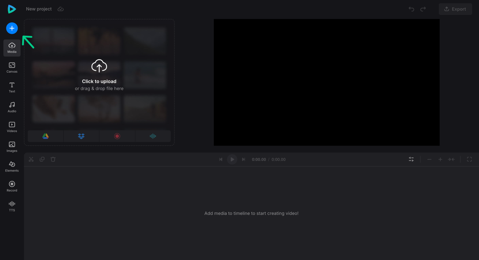 Upload video to GIF maker