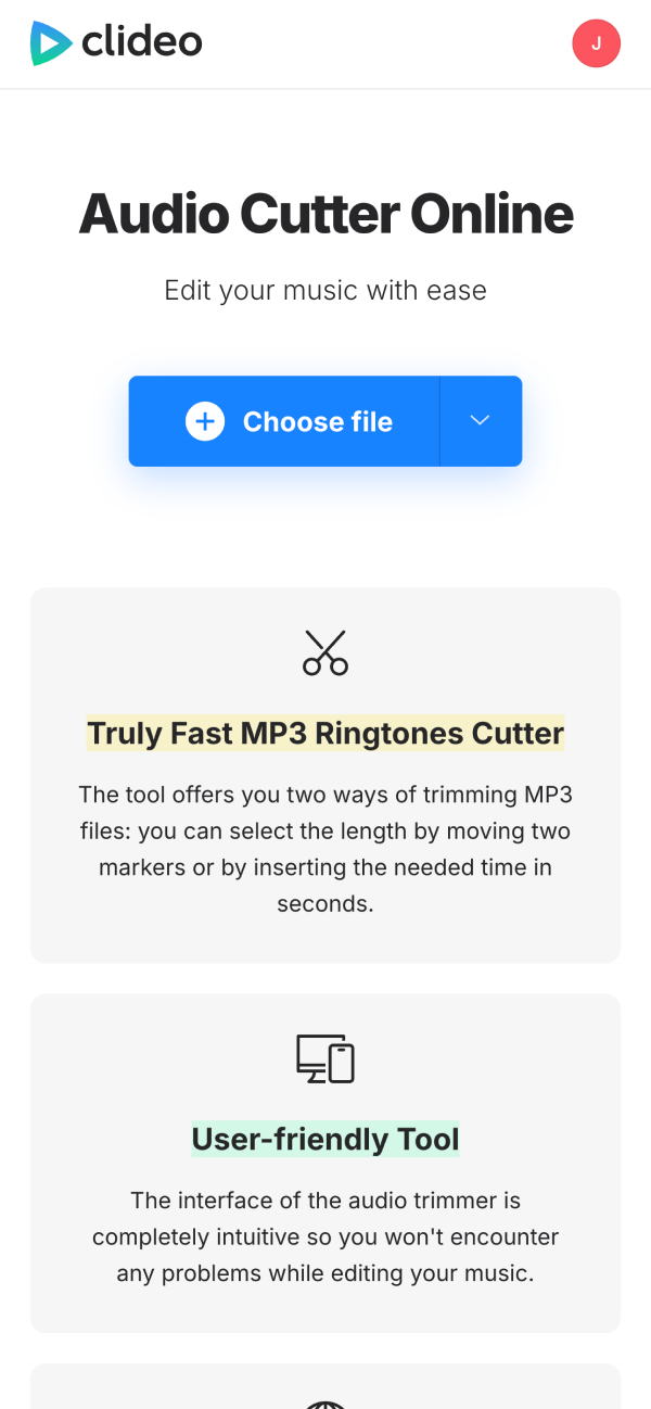 Video to audio converter on iPhone