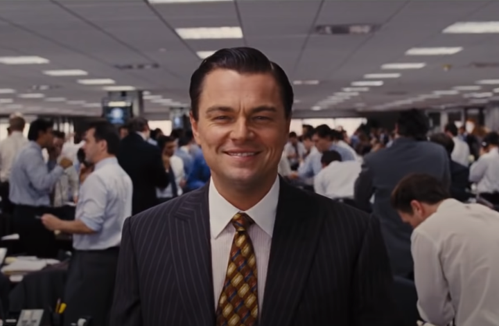 The Wolf of Wall Street eye shot example