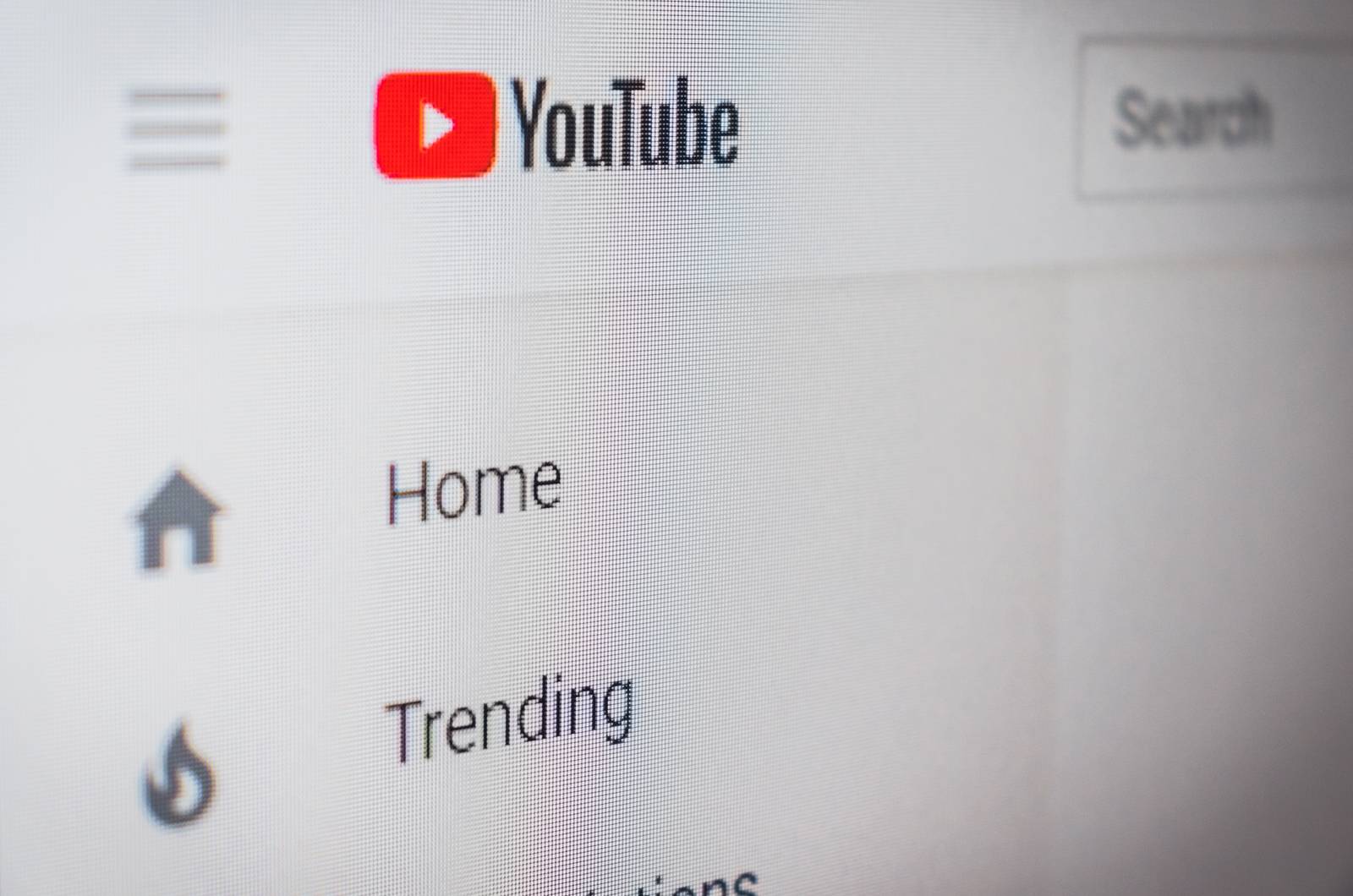 YouTube vlog interface